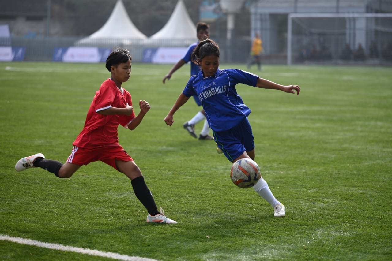 Meghalaya Games 2024 | U18 Girls’ Football | East Khasi Hills crush South West Garo Hills with 13 goals