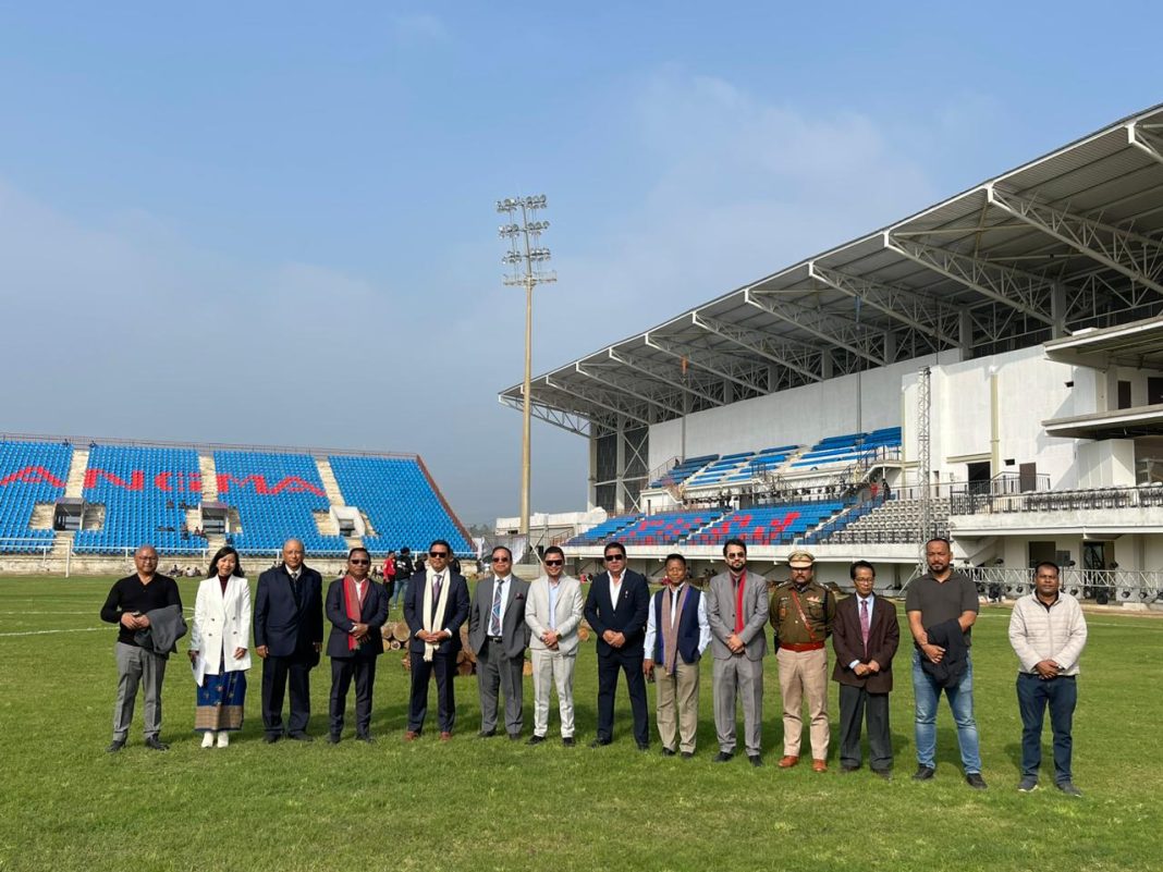 CM Conrad inspects PA Sangma stadium in Tura ahead of 5th Meghalaya Games inauguration by President