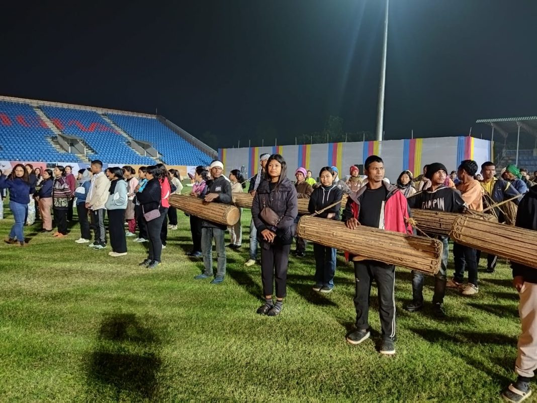 IN PICS | Rehearsals for grand inaugural ceremony of 5th Meghalaya Games