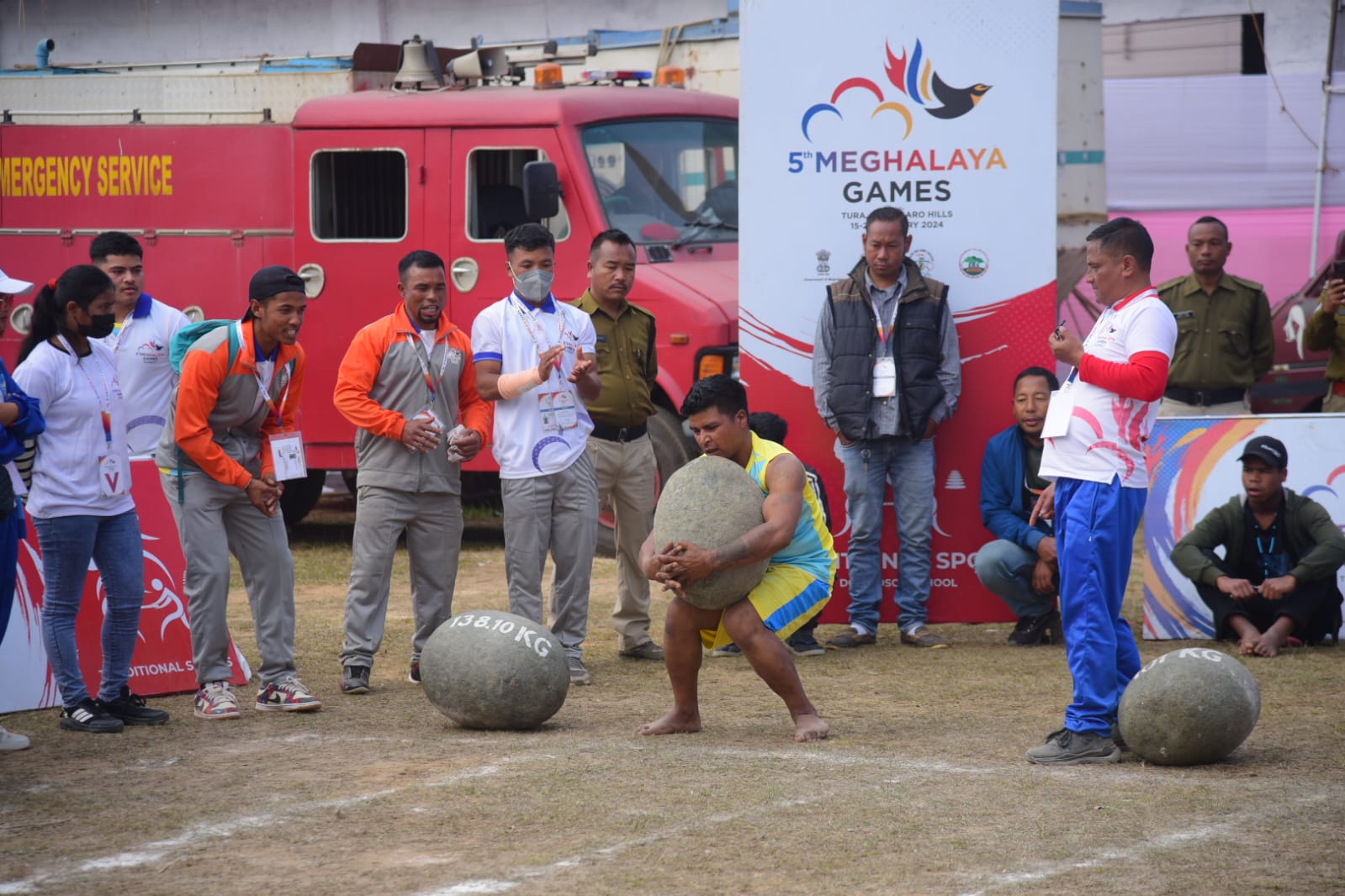 In Pics | 5th Meghalaya Games | Finals of traditional indigenous sports underway at Don Bosco School in Tura