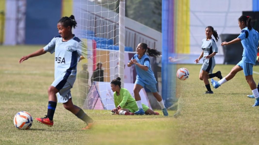 5th Meghalaya Games | U18 Girls’ Football | Ri Bhoi storm into final with Imaia Shylla’s hattrick