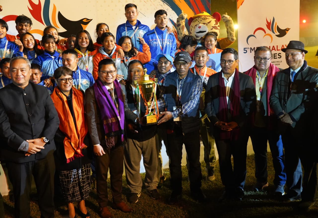 5th Meghalaya Games come to a grand conclusion in Tura; next edition moves to Jowai