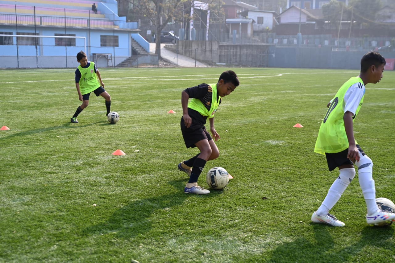 Reliance Foundation Young Academy & District Football Association organise selection trials for boys in Tura