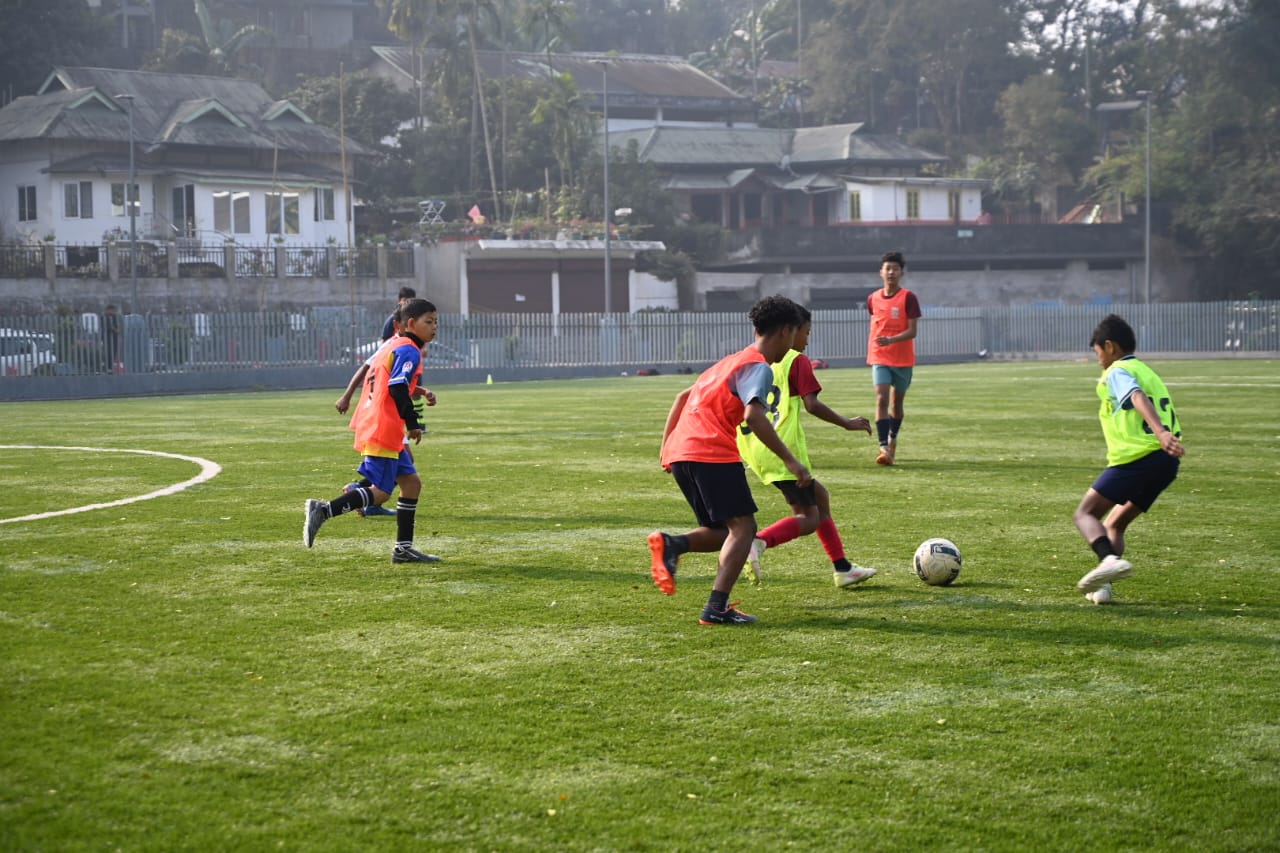 Reliance Foundation Young Academy & District Football Association organise selection trials for boys in Tura