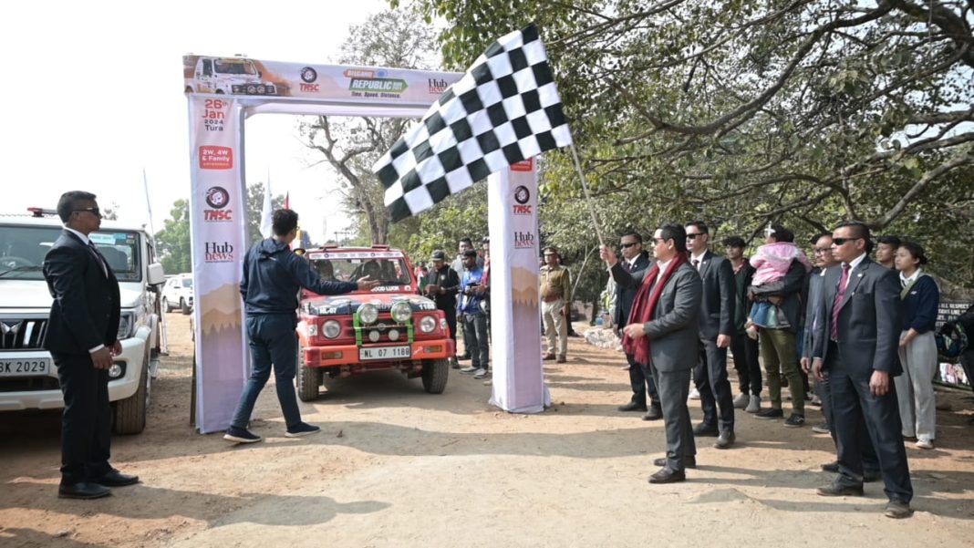 12 parade contingents march in Tura's Republic Day celebrations, Govt. departments present tableaus