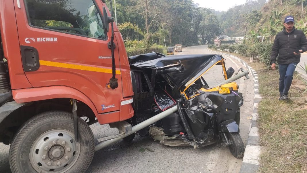 Collision on NH-06 leaves one dead, another injured in Ri Bhoi district