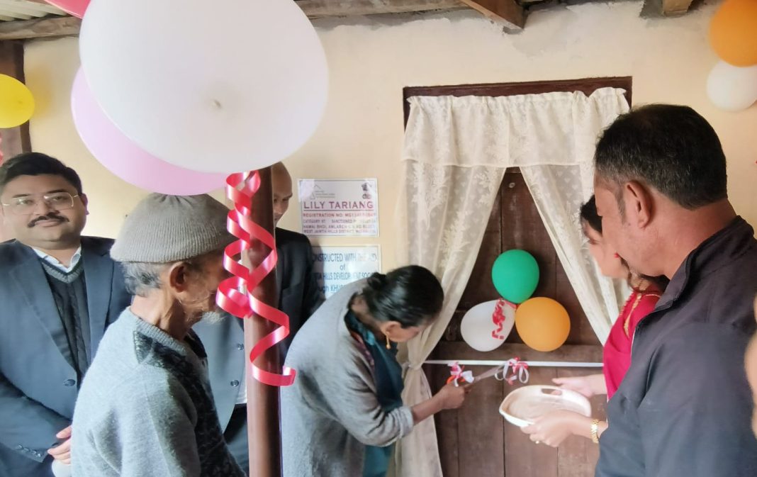 PMAY-G initiative grants new home to Amlarem resident in West Jaintia Hills district