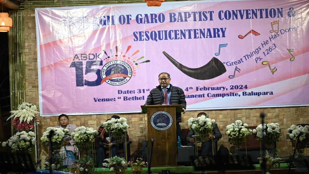 Sesquicentenary celebrations of Garo Baptist Convention begin in Garo Hills