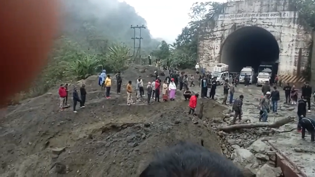 1st landslide of 2024 hits Meghalaya, traffic disrupted at East Jaintia Hills' Sonapur Tunnel