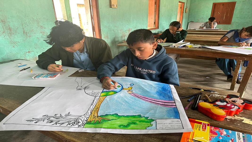 South West Garo Hills holds painting competition ahead of International Water Conclave 2024