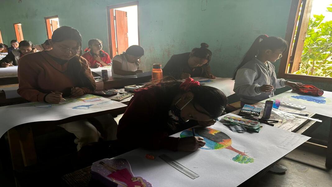 South West Garo Hills holds painting competition ahead of International Water Conclave 2024 