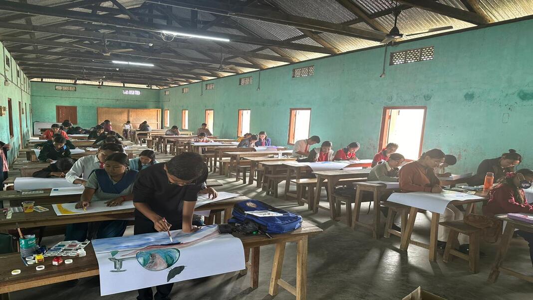 South West Garo Hills holds painting competition ahead of International Water Conclave 2024 