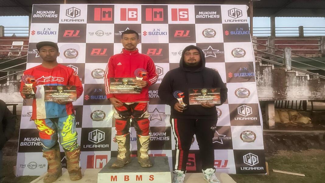 Chenseng Marak of Tura wins Novice category at 2nd Supercross Challenge 2024 in Smit