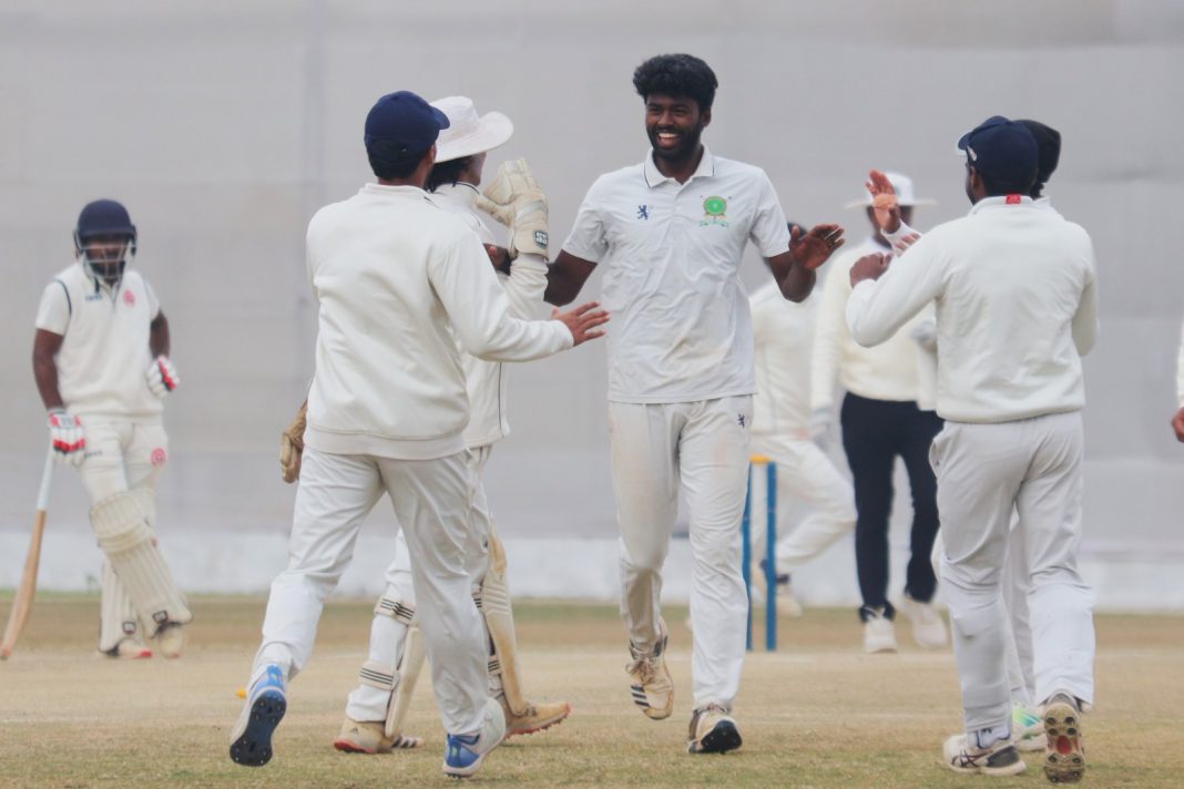 Col CK Nayudu Trophy: Santhosh, Abhishek put on fantastic demo of fast bowling to demolish Nagaland