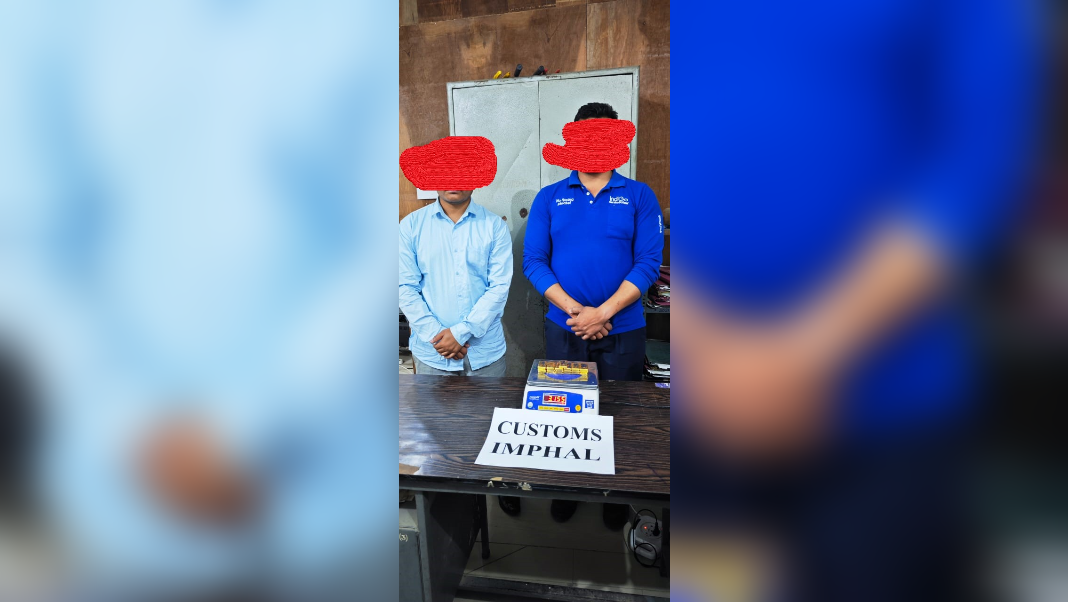 Indigo staff among two held with 19 gold biscuits at Imphal airport