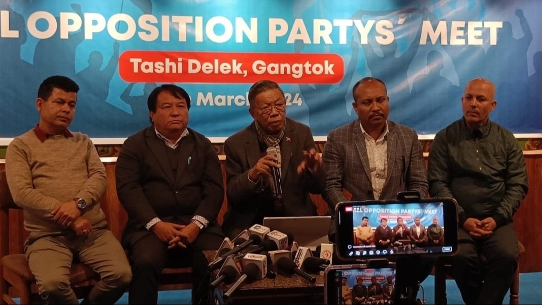 Opposition parties demands for President's rule in Sikkim