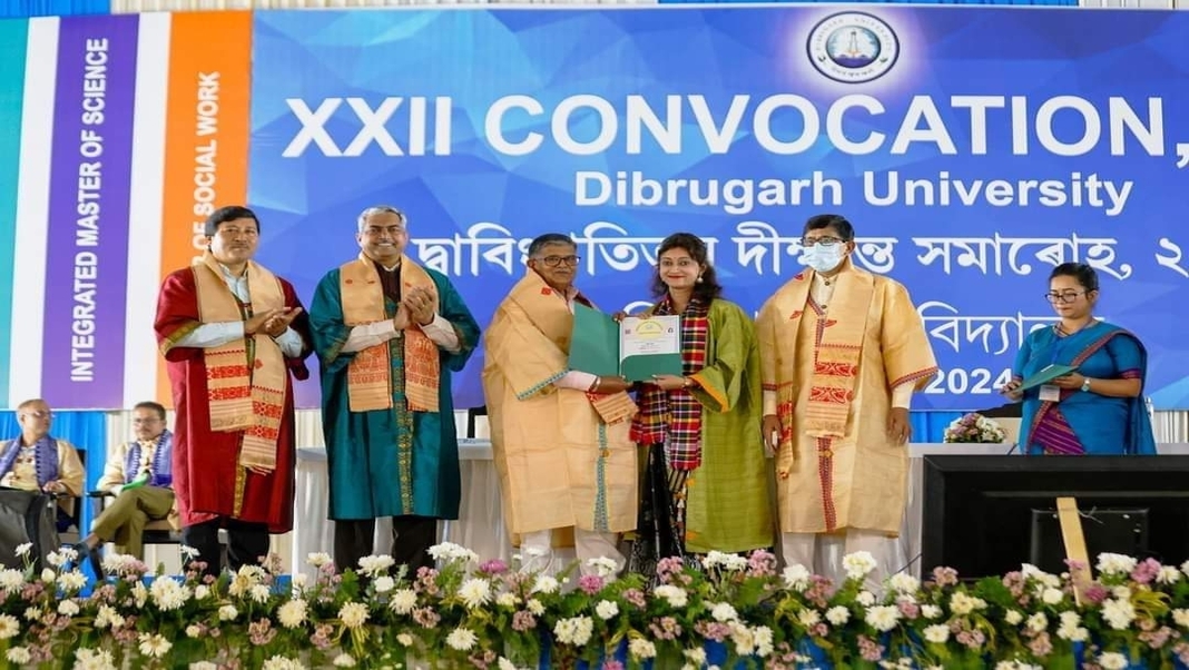 XXII Convocation of Dibrugarh University held