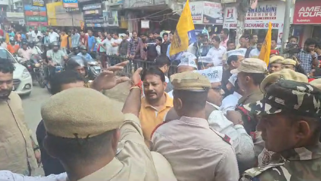 AAP supporters detained by Dibrugarh police