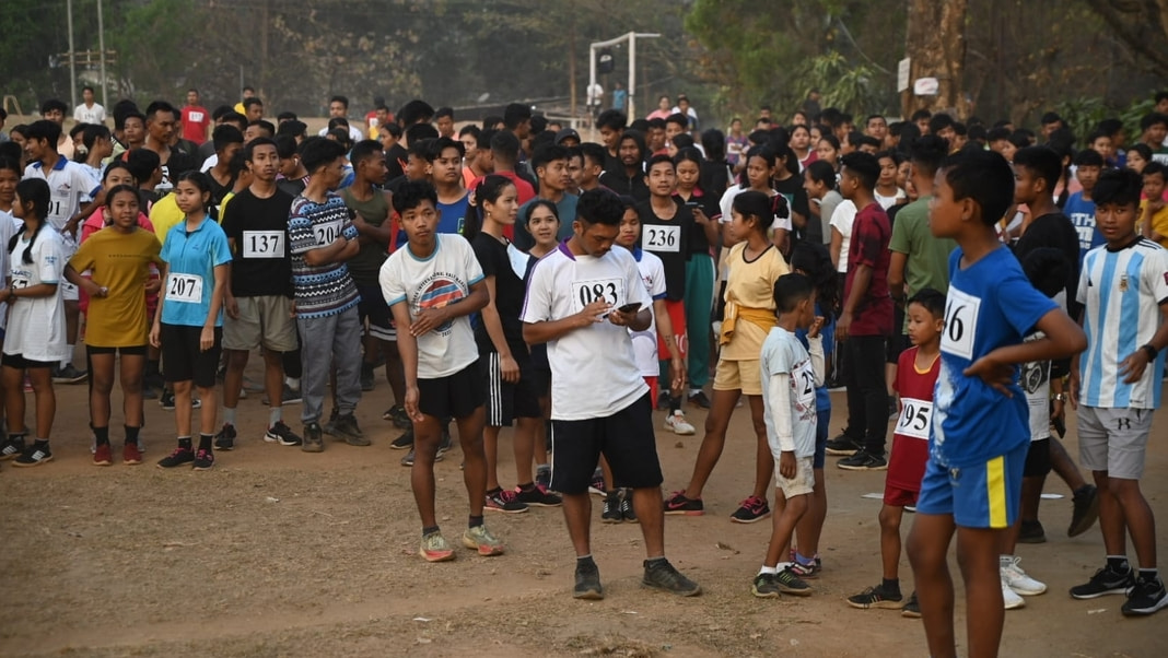 PHE department marked "World Water Day" with 10km marathon run