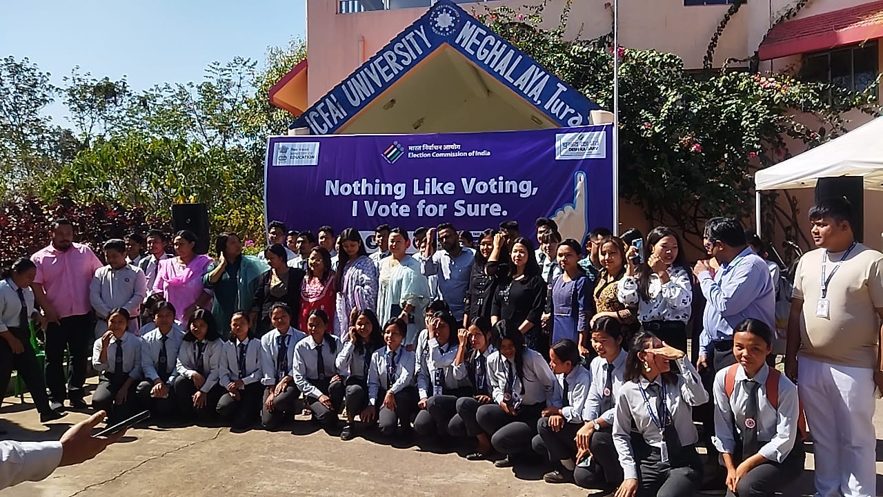 Voter’s awareness campus was held at ICFAI University