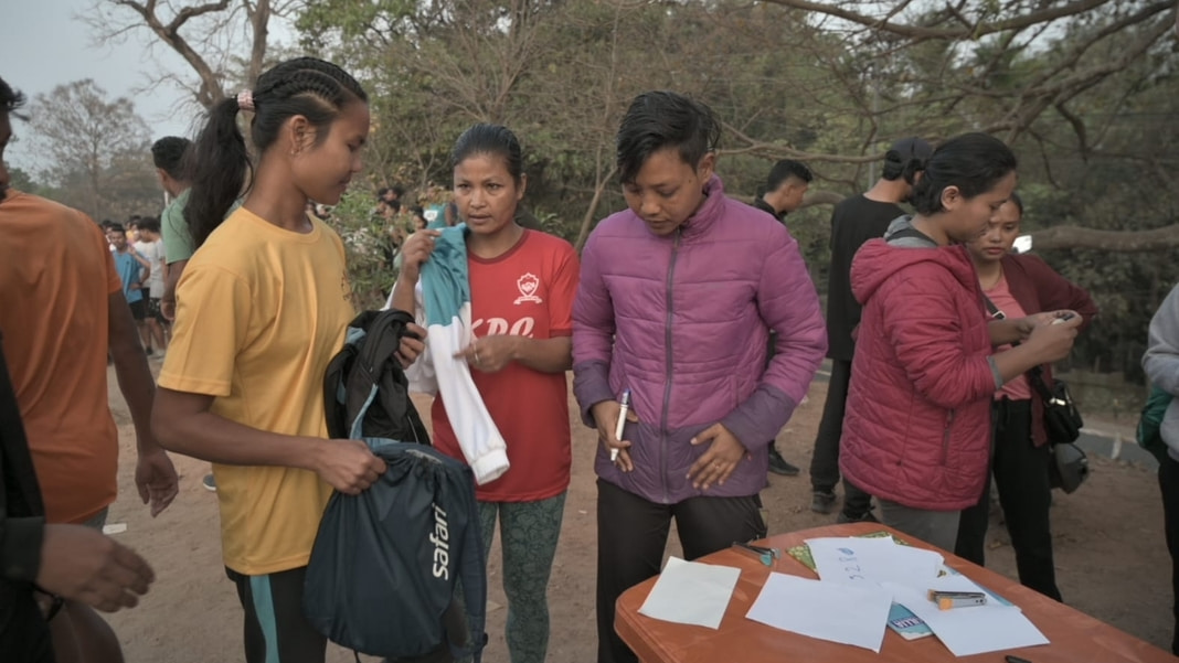 PHE department marked "World Water Day" with 10km marathon run