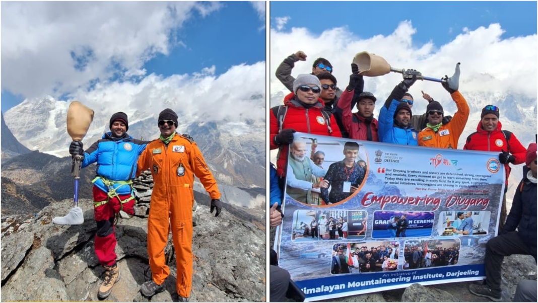 Amputee Mountaineer conquers Mt. Rhenock; Set eyes on Mt. Everest
