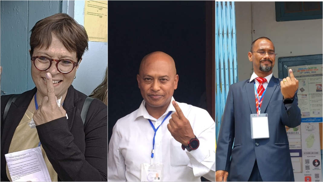 Lok Sabha Polls | Ampareen, Syngkon, and Lakhon Kma cast their votes in Shillong