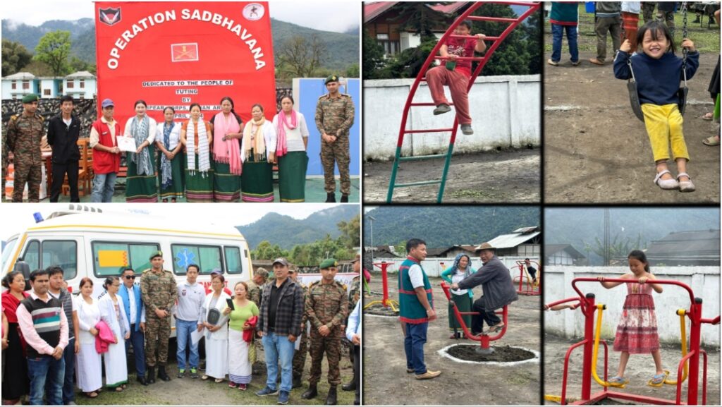 Indian Army Implements 'Operation Sadbhavana' at Vibrant Village Tuting ...