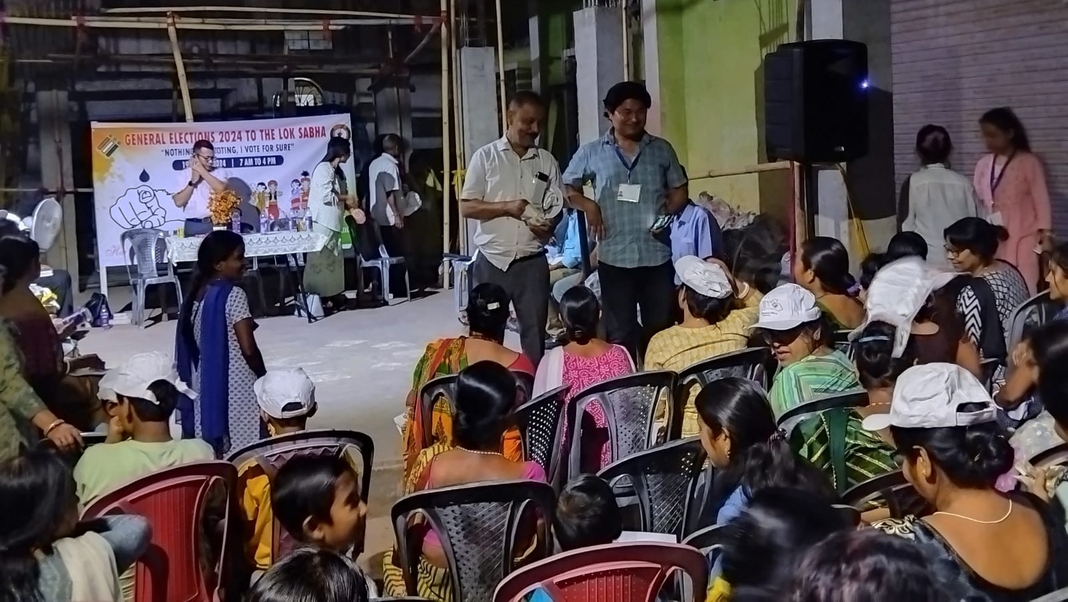 Voter Awareness program held at Fancy Valley to boost voters turnout for Lok Sabha polls