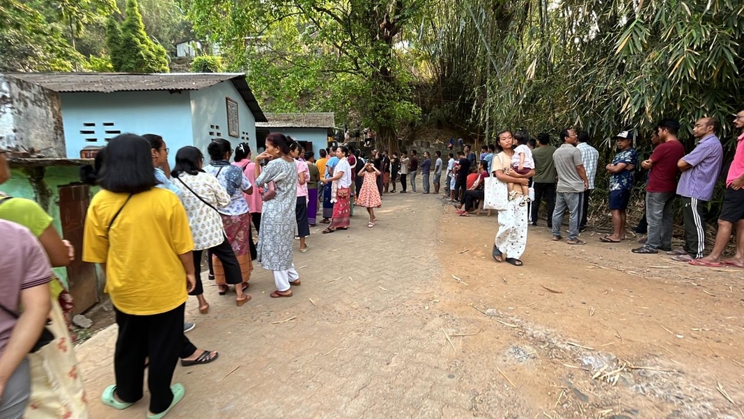 Lok Sabha Election : Meghalaya polls: Close to 30 percent votes cast by 11 am