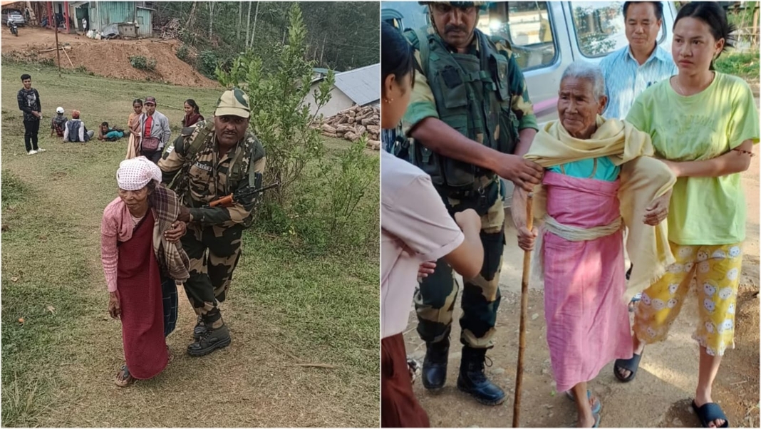 BSF assists senior citizens in casting their votes in border areas
