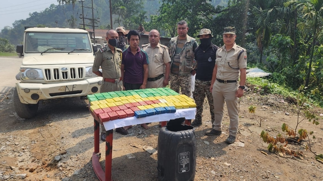 Heroin Worth ₹7.2 Crores Seized in East Jaintia Hills; Driver Detained