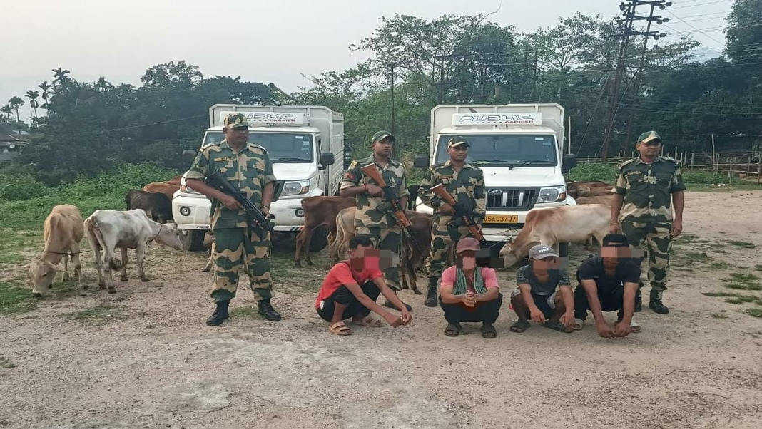 Indo-Bangladesh border.