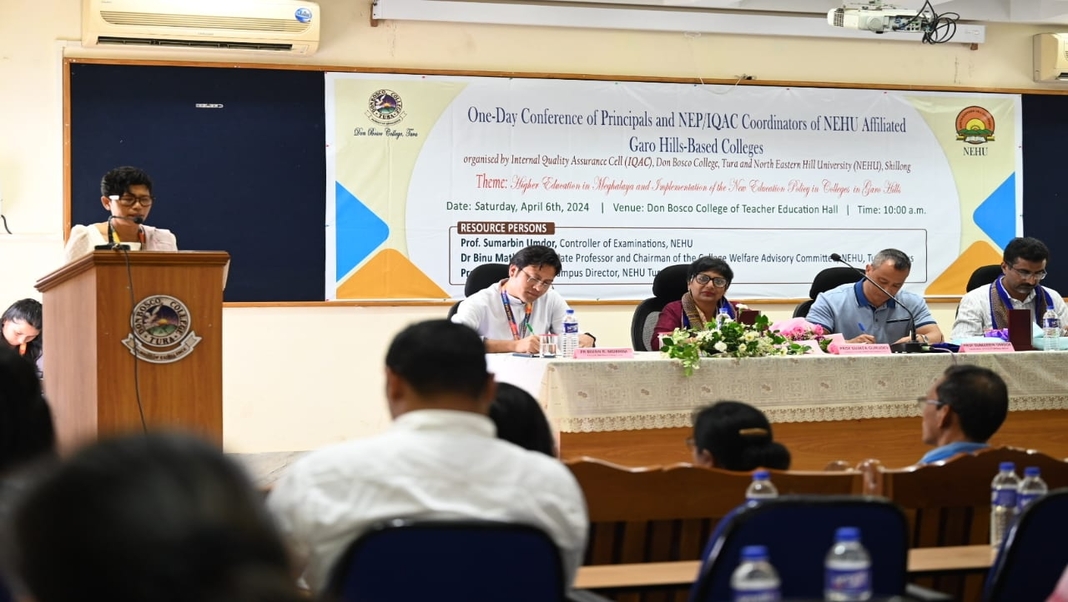 Conference on implementation of NEP in colleges of Garo Hills held at Donbosco College Tura
