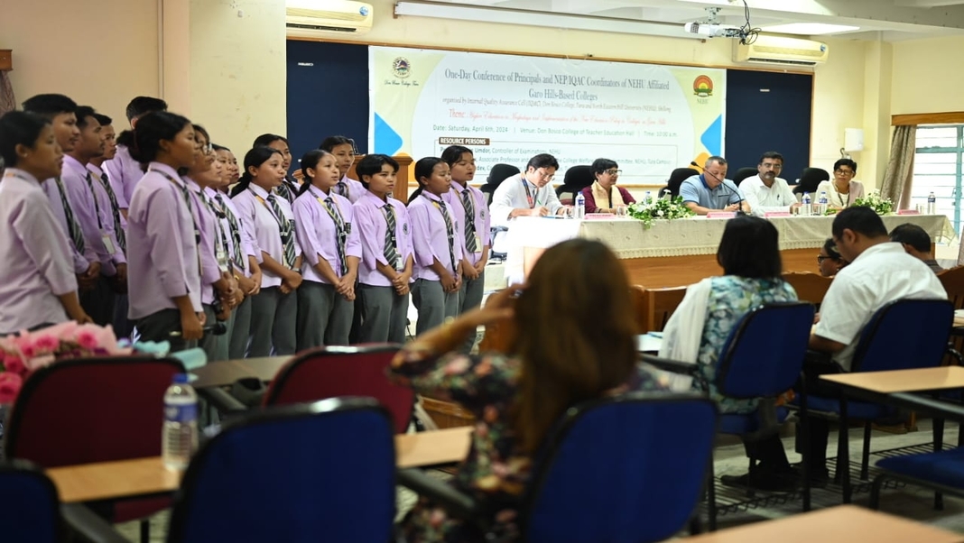 Conference on implementation of NEP in colleges of Garo Hills held at Donbosco College Tura 