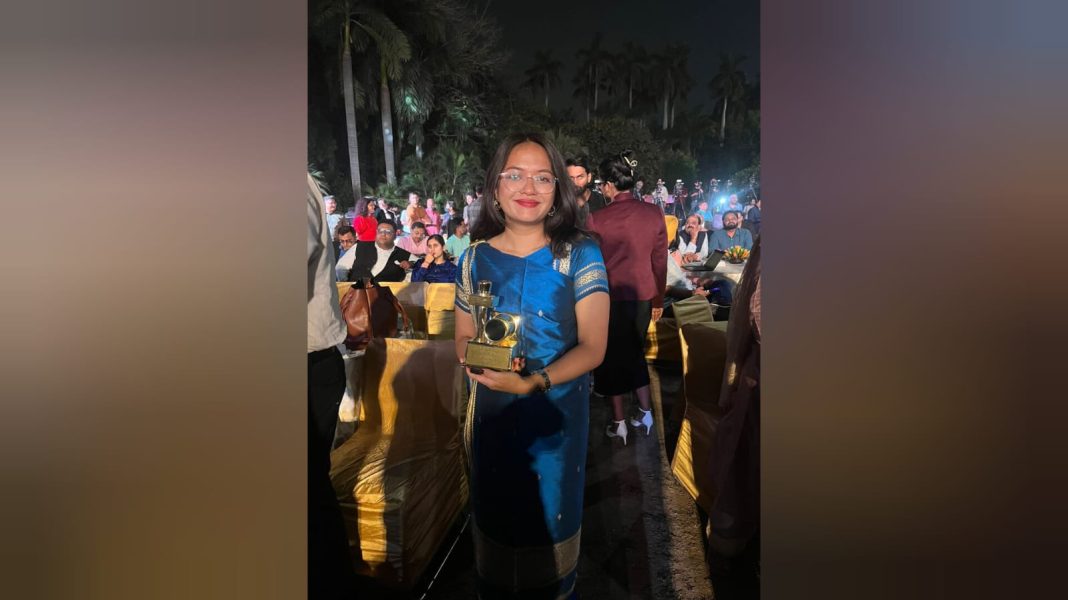 Alicia from Meghalaya wins ENBA Gold Award for Best News Producer