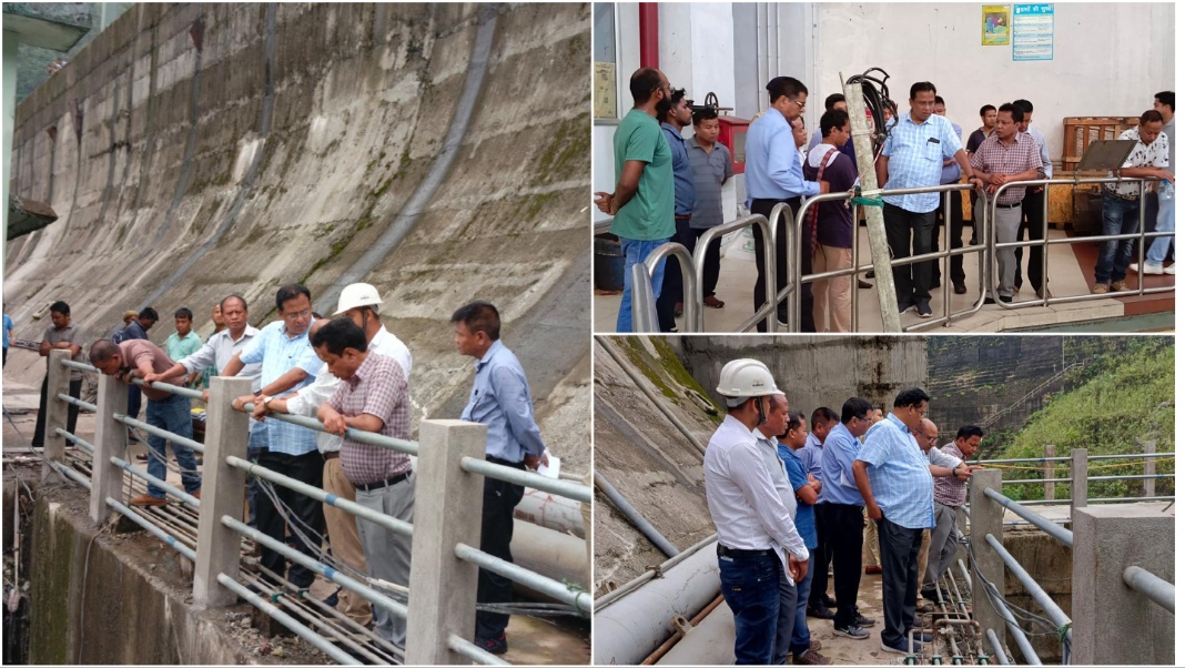 Meghalaya Power Minister visits Myntdu Leshka Hydro Project, reviews Operations and Rehabilitation Works