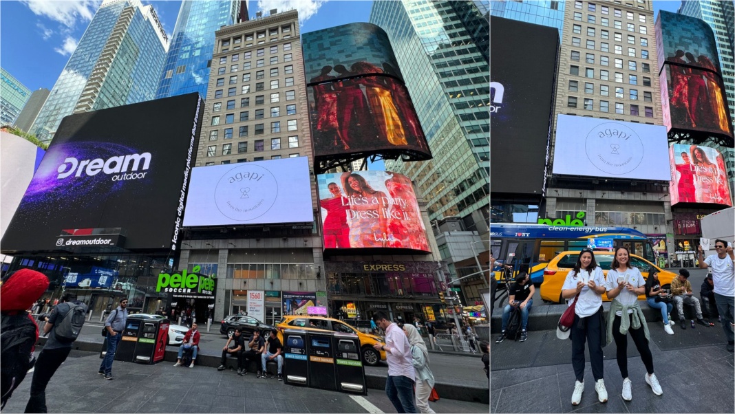 Agapi Sikkim makes history with Times Square billboard