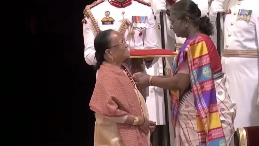 President Murmu confer Padma Shri Silbi Passah, recognition to Meghalaya’s rich traditional music