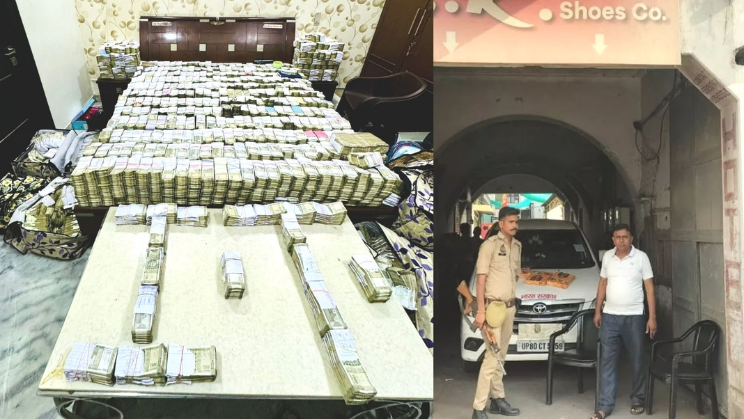 Income Tax Raids Unearth ₹60 Crore Cash from Shoe Businessman's Residence in Agra