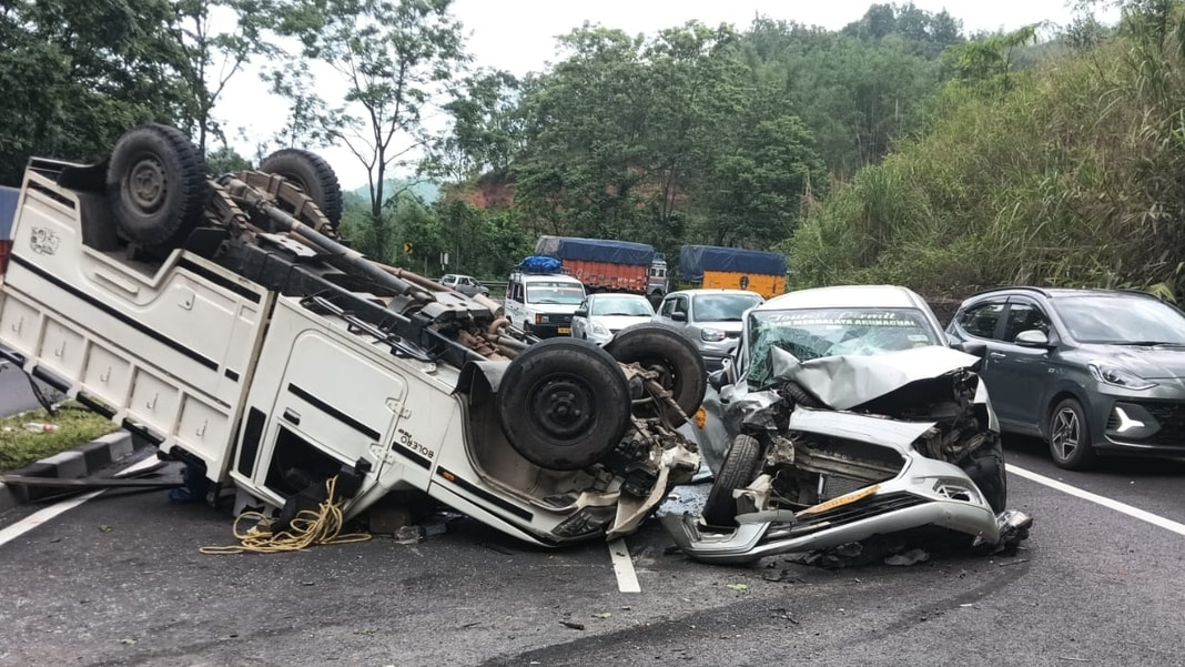 Fatal collision on NH-6 in Ri Bhoi: One Dead, multiple injured