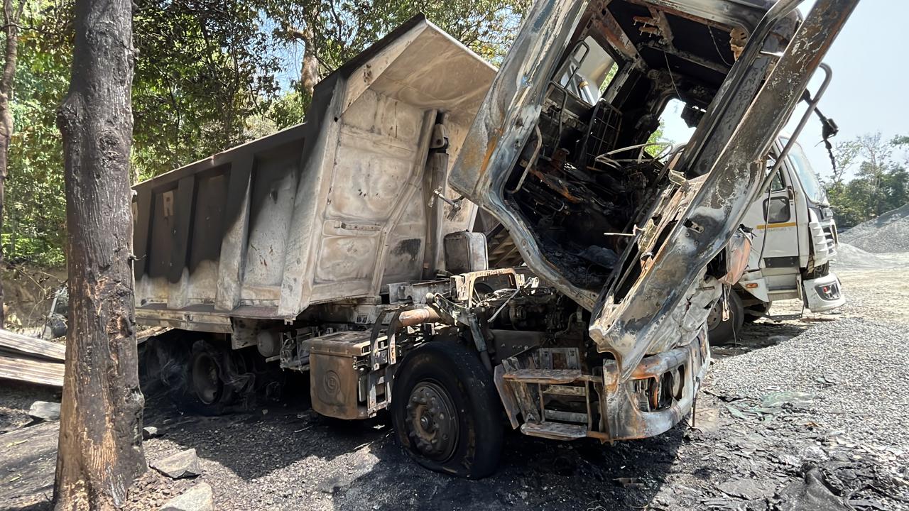 Attack on dumper trucks in Tura over suspected retaliation for road accidents