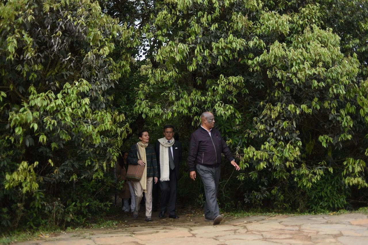 Ambassador of France visits sacred grove and Mawphlang Dam, appreciates the bio diversity preservation techniques