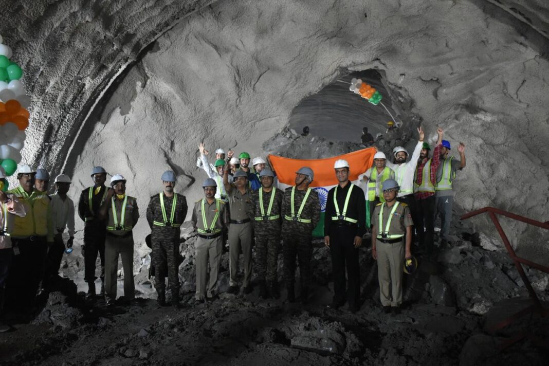 BRO achieves breakthrough of 2.79 km long Sungal Tunnel on Akhnoor -Poonch Road