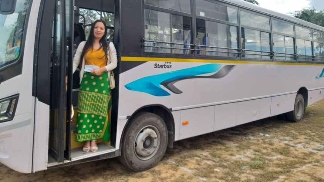 Breaking the Stereotypes: Tungam Riba Pioneers as Arunachal Pradesh's First Female Bus Conductor