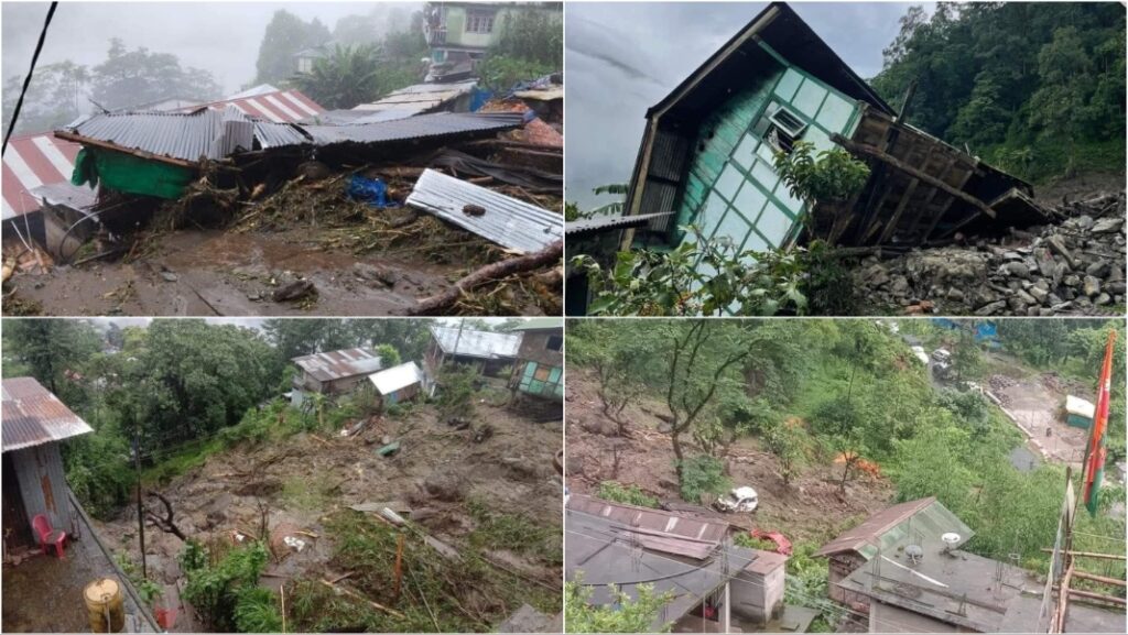 One dead, five missing, many houses damaged in Sikkim’ s Mangan District