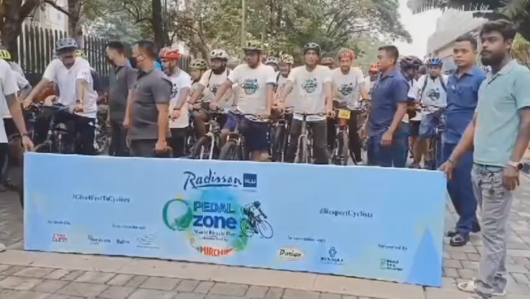 Radisson Blu Guwahati held bicycle rally to mark World Bicycle Day