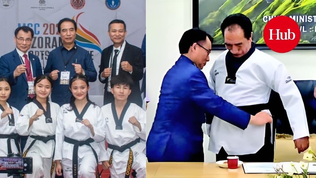 Former Top Cop Mizoram Chief Minister Pu Lalduhoma Earns Black Belt in Taekwondo