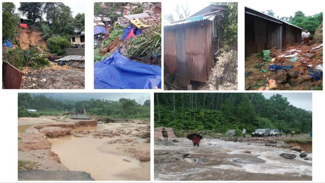 39 homes impacted by flooding in Garo Hills, families shifted to govt shelters