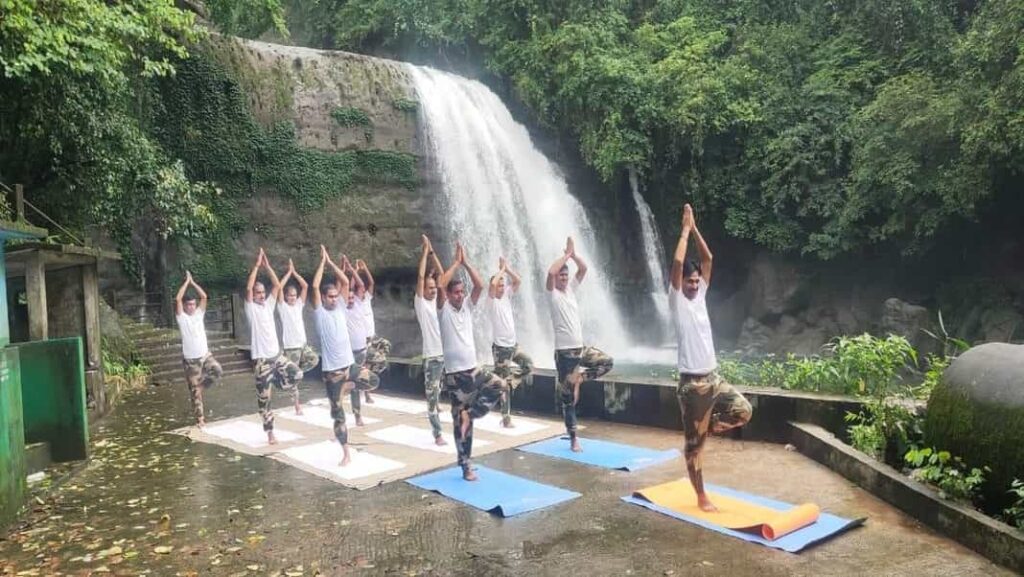 Along with the rest of the world, Meghalaya celebrated the 10th International Yoga Day (IYD) with Yoga sessions at various schools along with security forces like BSF and IAF holding sessions at their bases in the State.